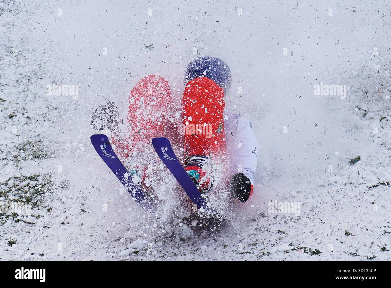 Noe Roth Designer Switzerland's Noe Roth lands during the men's freestyle skiing aerials ...