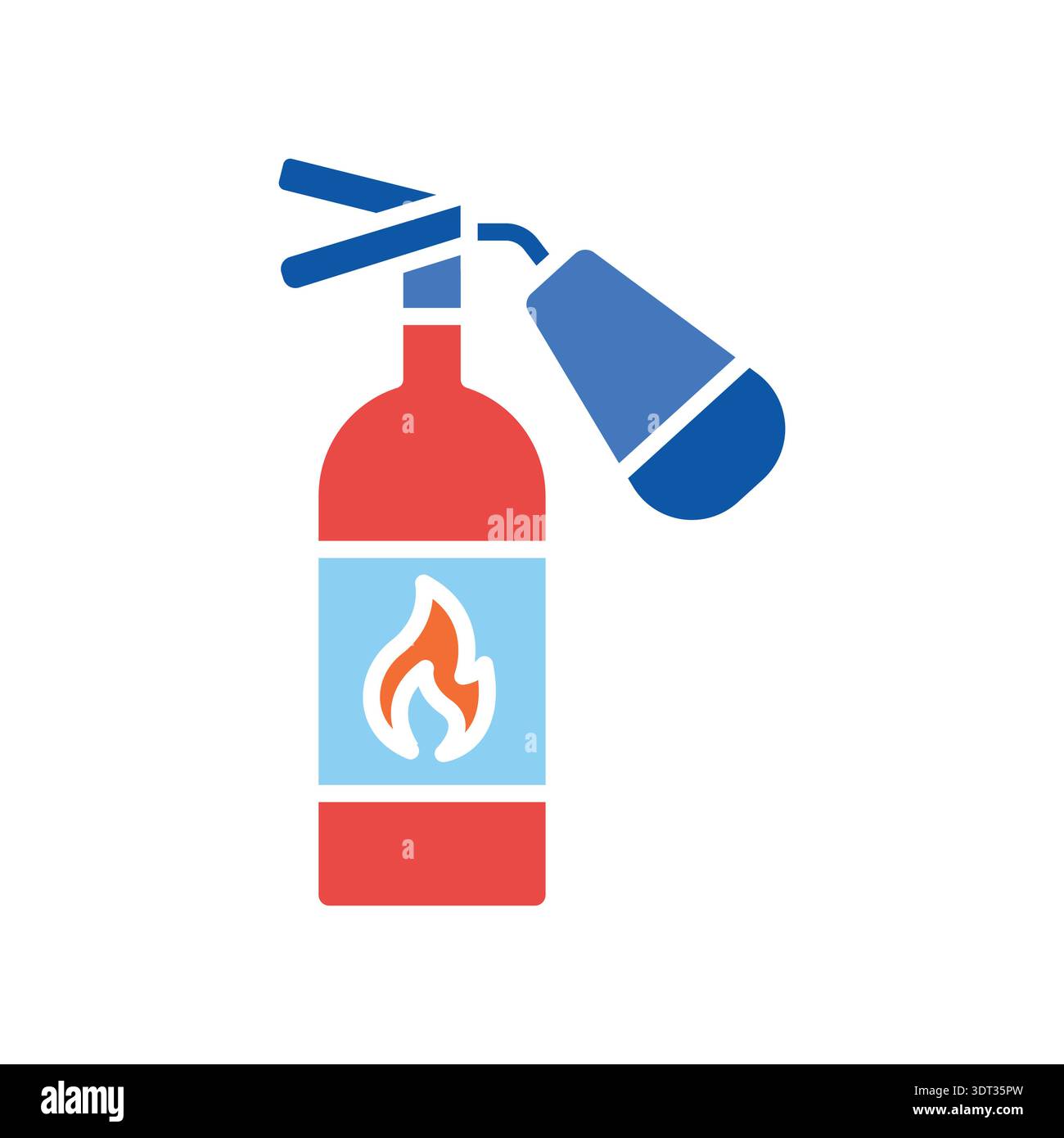Firefighting foam color flat icon for digital and print projects. PFAS ...