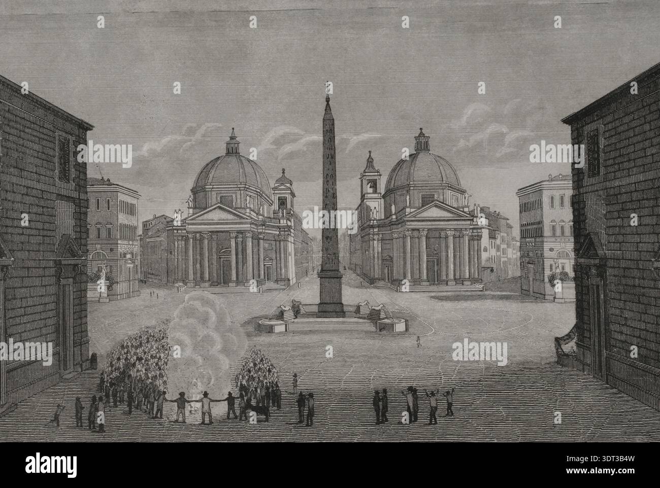 Rome protest 19th century hi-res stock photography and images - Alamy
