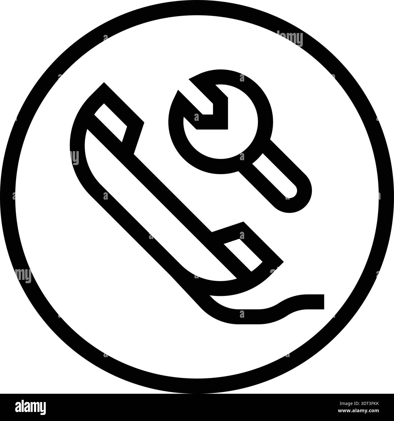 Maintenance Cal Vector Icon Design Illustration Stock Vector