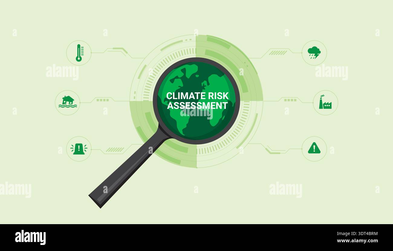Environment Risk Forecasting Icon Flood risk assessment Stock Vector Images - Alamy