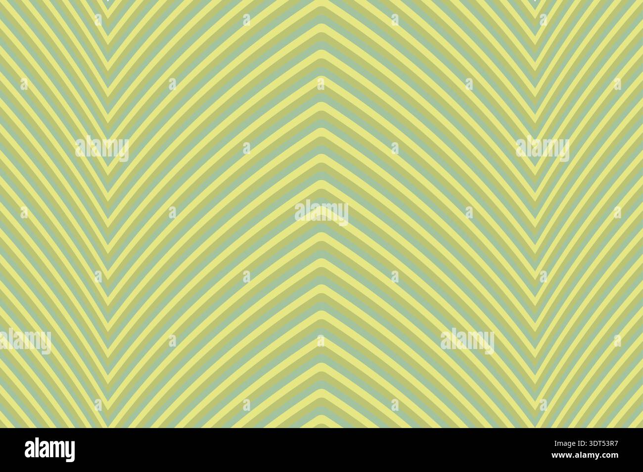 Vector seamless geometric drawing zigzag pattern. Striped color green abstract creative chevron cartoon background. Repeatable line texture. Endless Stock Vector