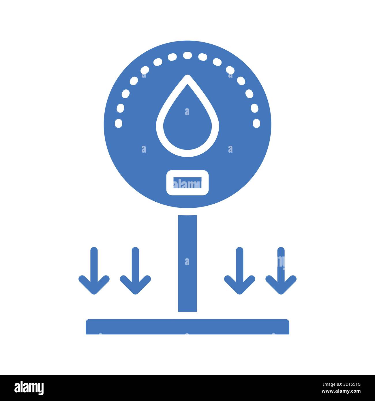 pressure sensor color flat icon for digital and print projects. Minimal ...