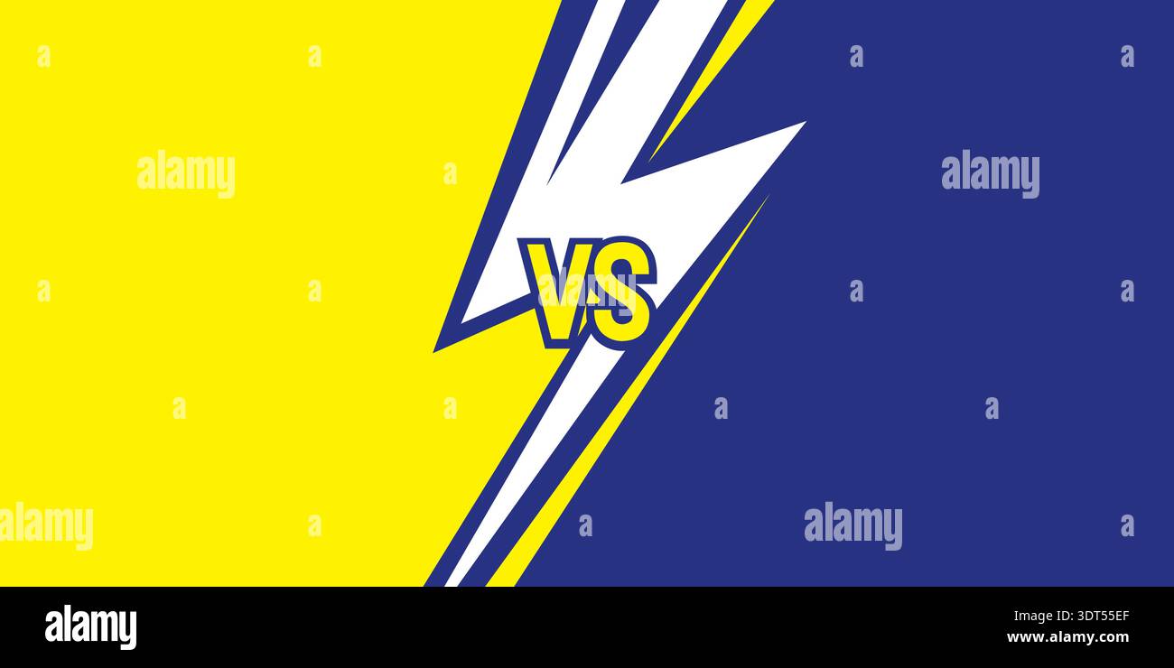 VS Versus Battle Fight Background Designs. VS Design Template Vector Stock Vector