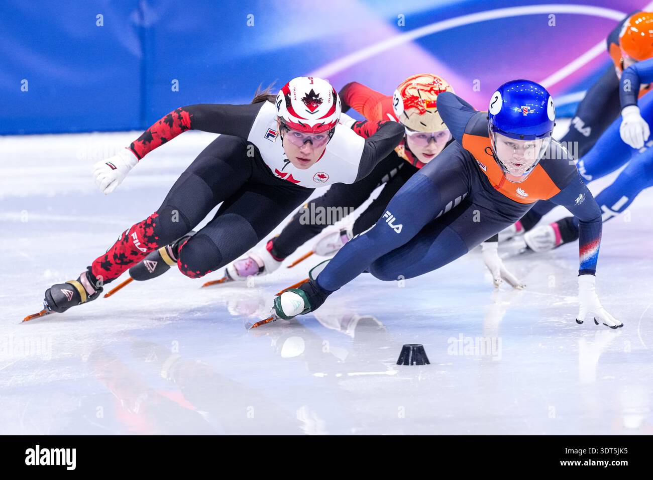 Jing Ru Yang MILAN, ITALY - FEBRUARY 20: Courtney Sarault of Canada, Xandra ...