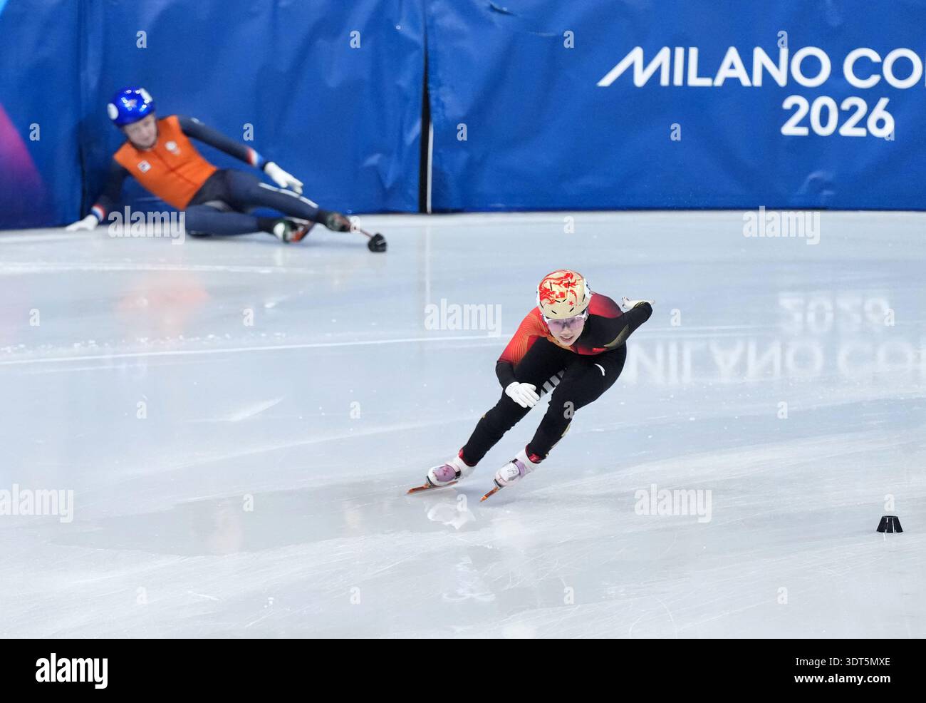 Jing Ru Yang (260220) -- MILAN, Feb. 20, 2026 (Xinhua) -- Yang Jingru of China ...