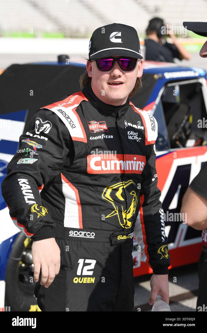ATLANTA, GA - FEBRUARY 20: Brenden Queen (#12 Kaulig Racing Cummins RAM ...