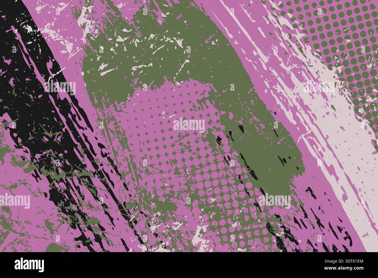 Horizontal Abstract Grunge Texture Background Stock Vector