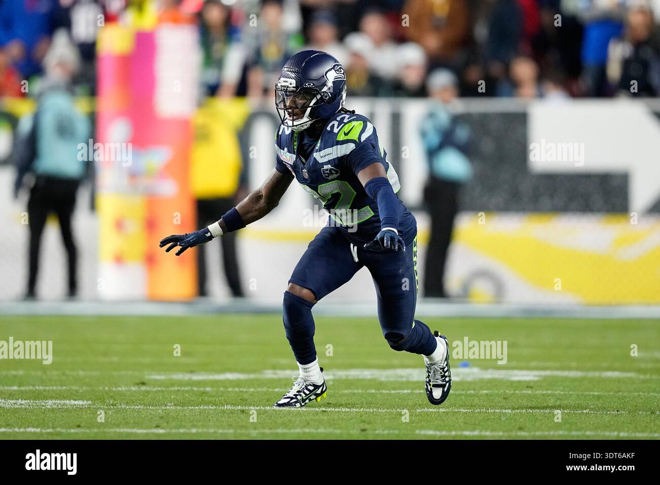 Seattle Seahawks wide receiver Rashid Shaheed runs a route during the ...