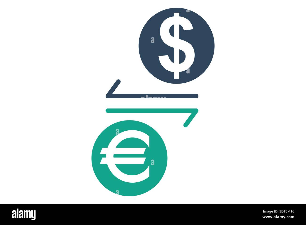 Exchange solid icon. Icon related to currency. bank elements vector illustration Stock Vector
