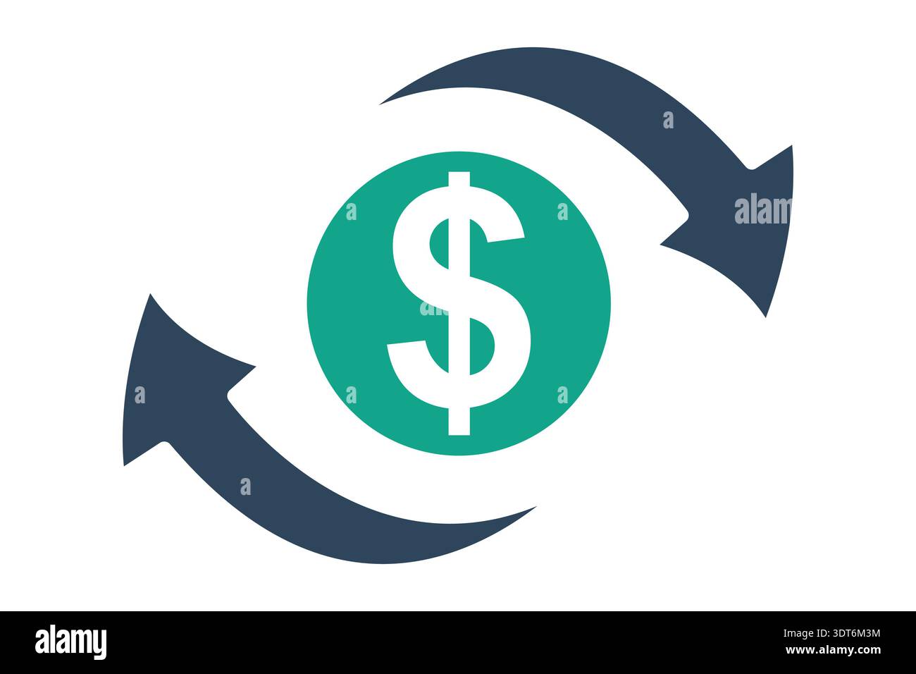 Money transfer solid icon. Icon related to bank. transfer elements vector illustration Stock Vector