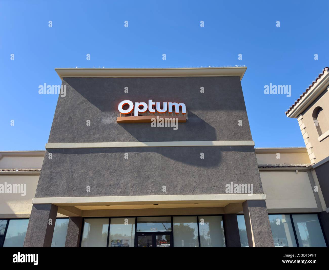 Optum Store One Los Angeles, California, United States - 01-14-2024: A view of a store ...