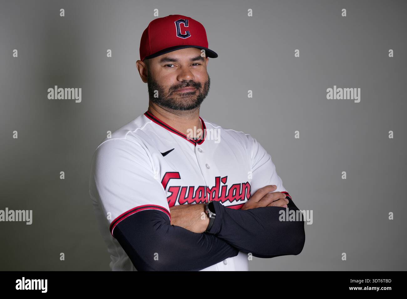 This is a 2026 photo of Agustin Rivero of the Cleveland Guardians MLB ...