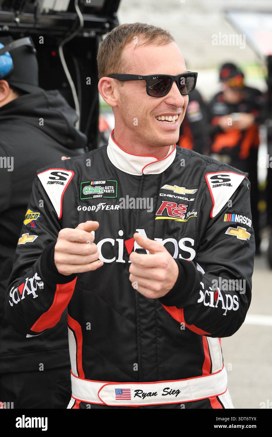 ATLANTA, GA - FEBRUARY 20: Ryan Sieg (#39 RSS Racing SciAps/SA ...