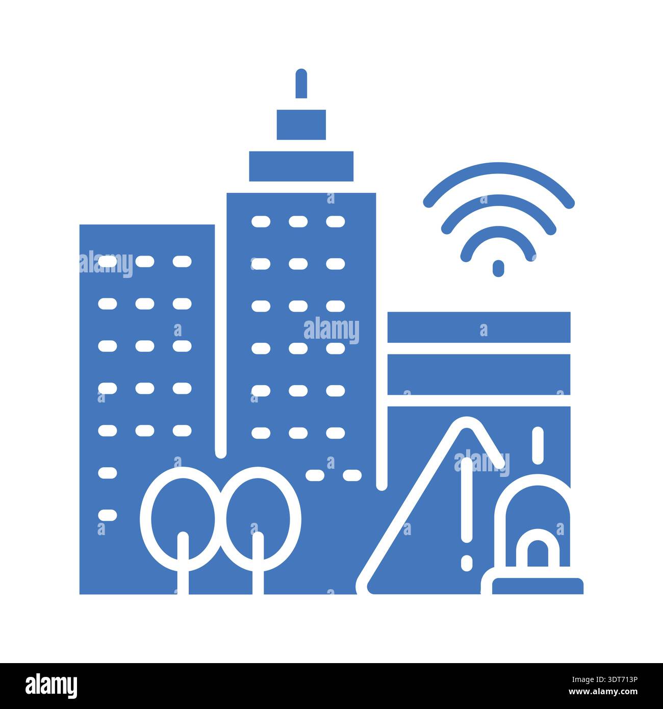 prediction emergency situations color flat icon. Vector isolated element. Editable stroke. Stock Vector