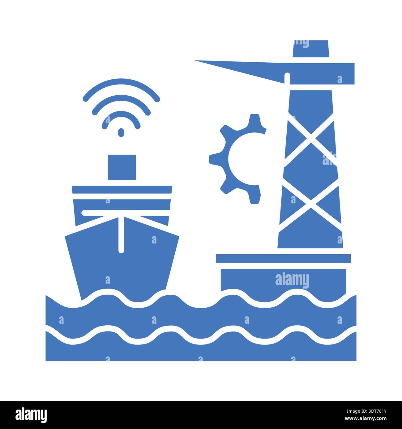 Ai driven port solutions Stock Vector Images - Alamy