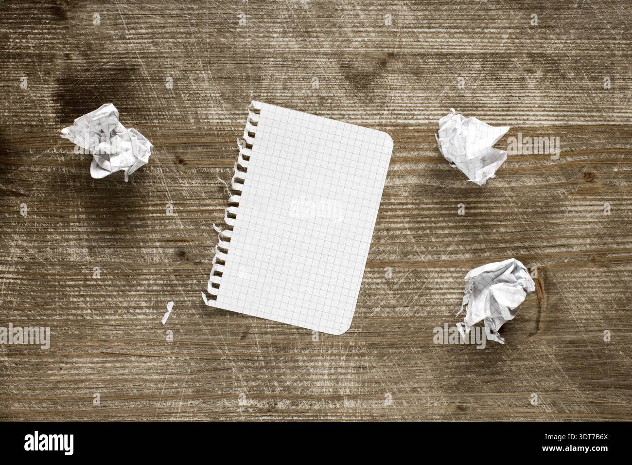 Square paper page ripped off from the notebook Stock Photo - Alamy
