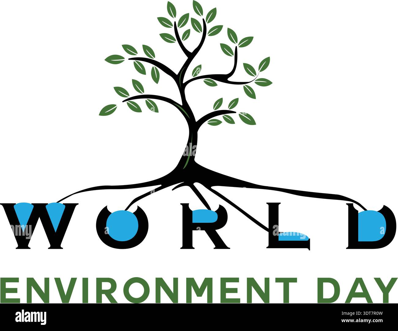 world environment day vector illustration Stock Vector