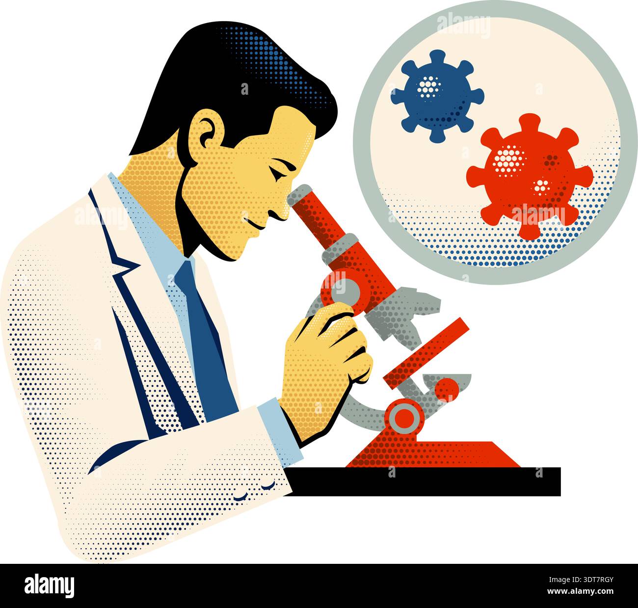Vintage scientist Stock Vector Images - Alamy