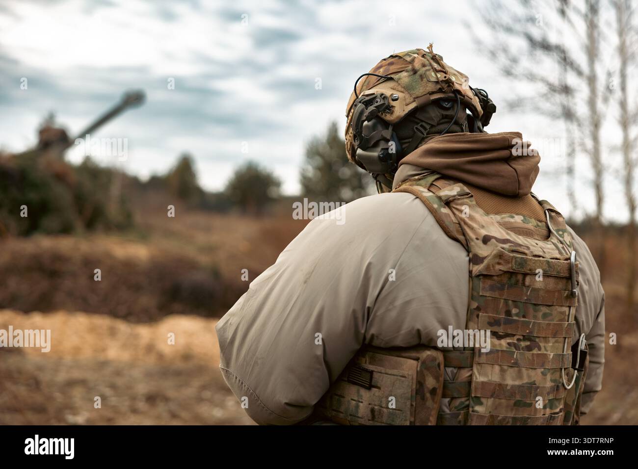 Bulletproof Back Ukrainian military bulletproof vest hi-res stock photography and images ...