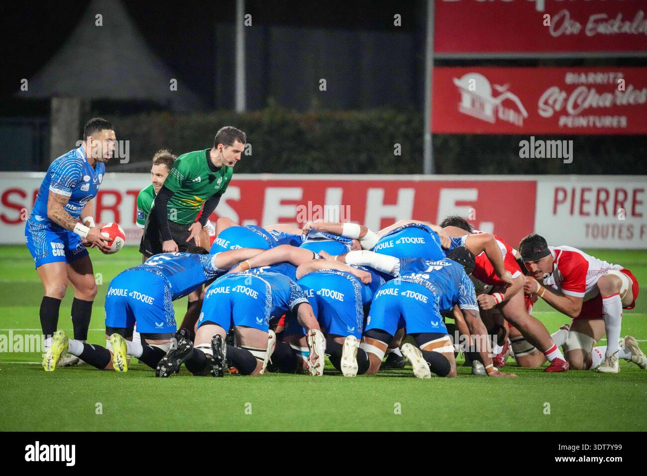 Michael RURU of RC Vannes during the Pro D2 match between Biarritz and ...
