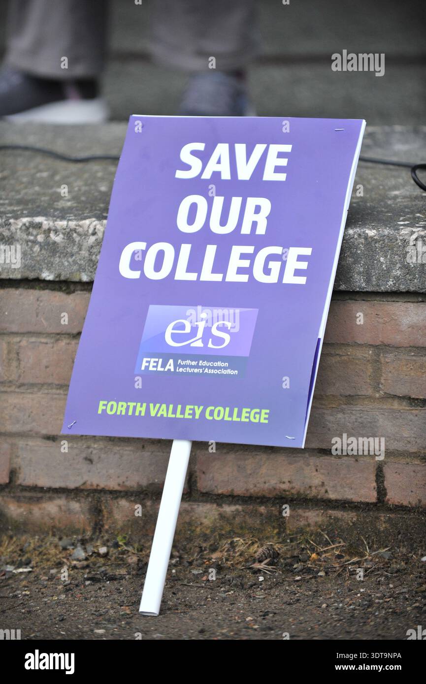 Sample Rally Placards Public rally alloa hi-res stock photography and images - Alamy