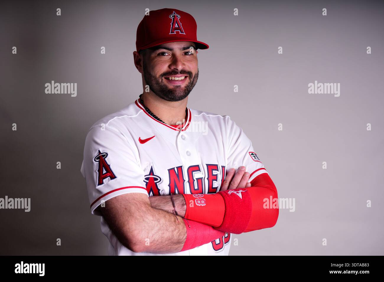 This is a 2026 photo of Sebastián Rivero of the Los Angeles Angels MLB ...
