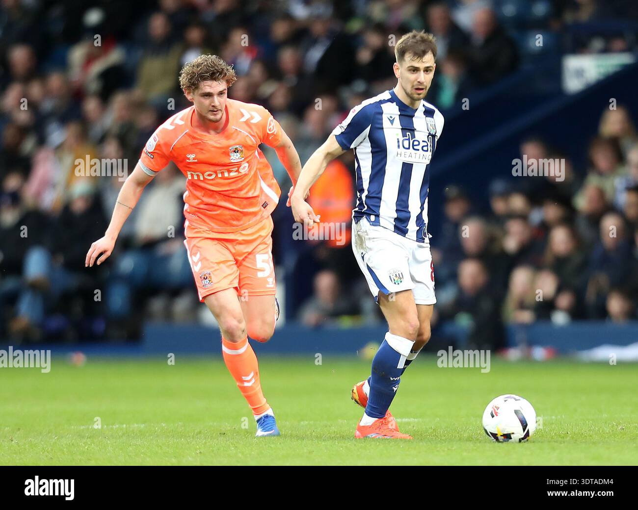 Jack Rudoni Coventry City's Jack Rudoni (left) and West Bromwich Albion's Jayson ...