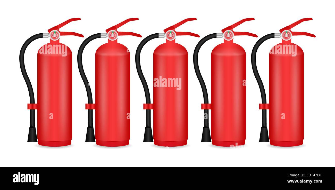 Fire Extinguisher. Vector Illustration Stock Vector Image & Art - Alamy