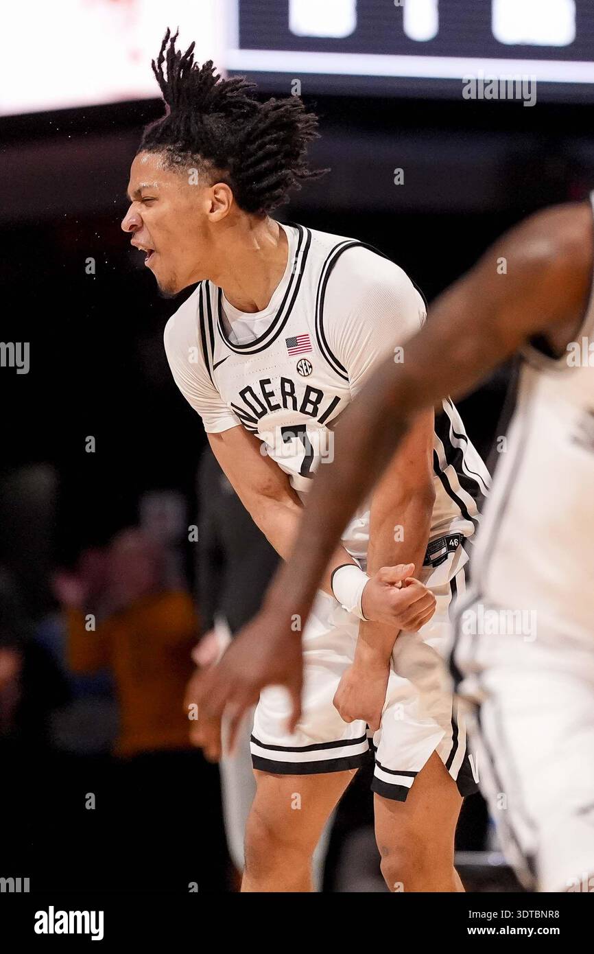 February 21, 2026, Nashville, Tennessee, USA: Vanderbilt guard Chandler ...