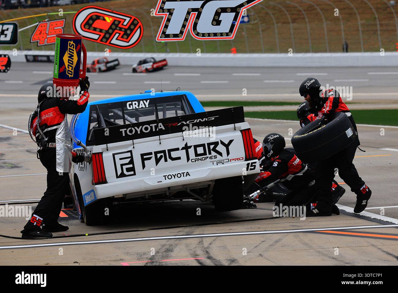 HAMPTON, GA - FEBRUARY 21: Tanner Gray (#15 TRICON Garage Factory ...