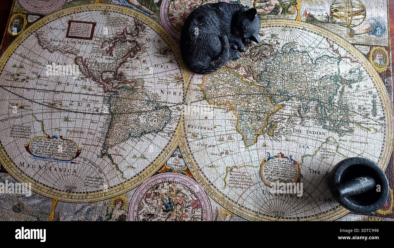 Spinc Route Spice route ancient map hi-res stock photography and images - Alamy