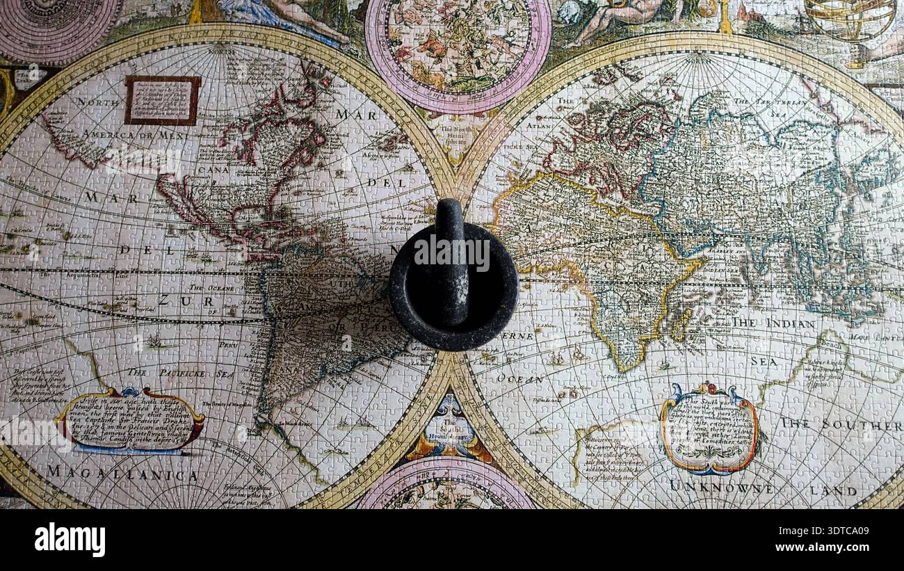 Spinc Route The Spice Route. An ancient map of the then known world dating back to ...