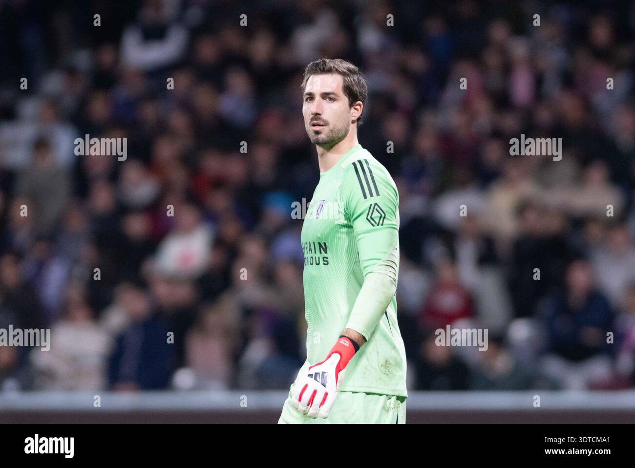 Kevin Trapp of Paris FC during the French championship Ligue 1 football ...