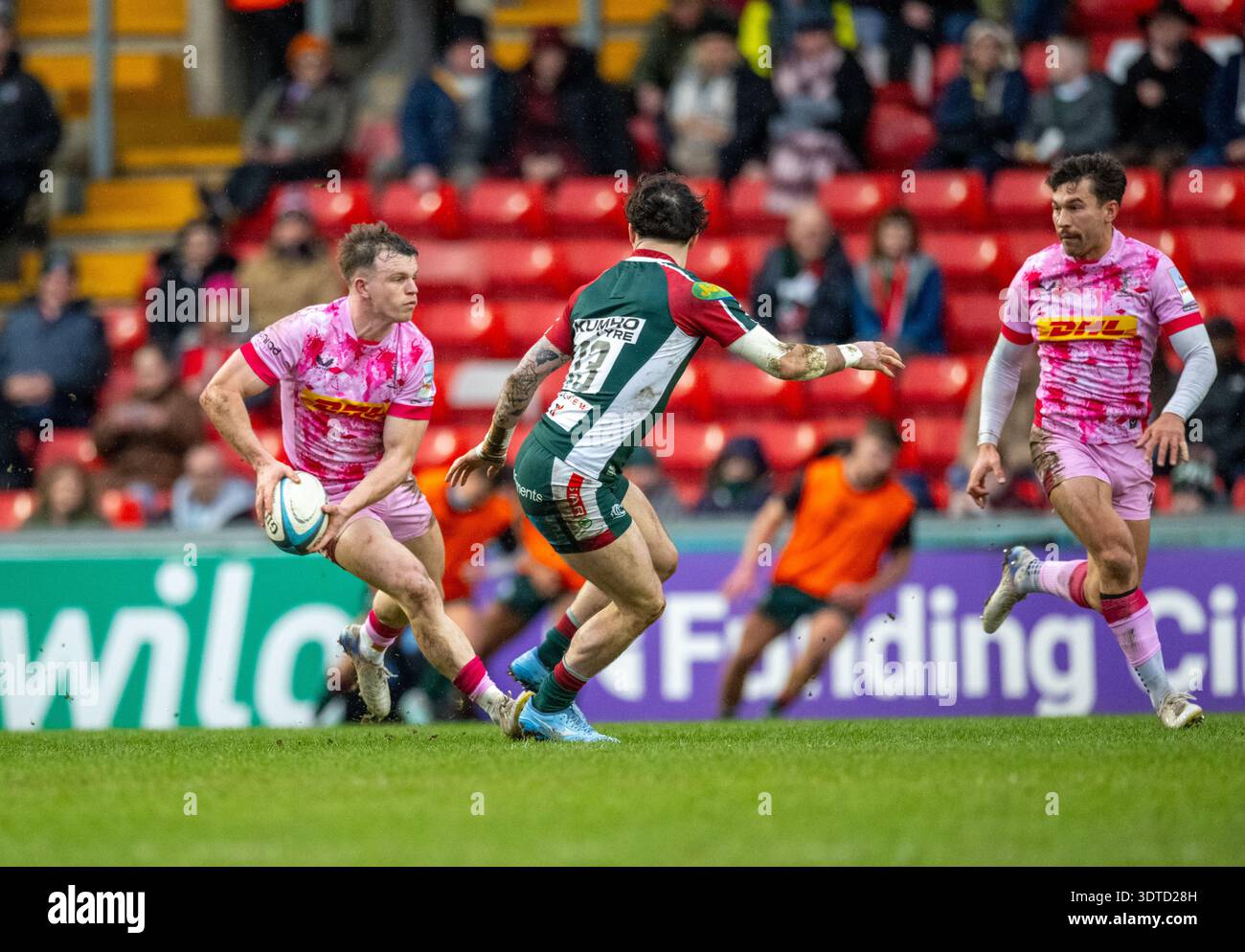 Gallagher PREM Men’s Rugby, Leicester Tigers (Dark Green) v Harlequins ...