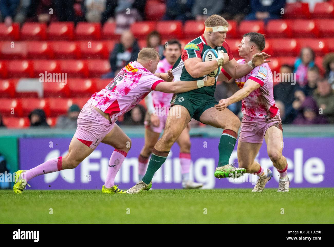 Gallagher PREM Men's Rugby, Leicester Tigers (Dark Green) v Harlequins ...
