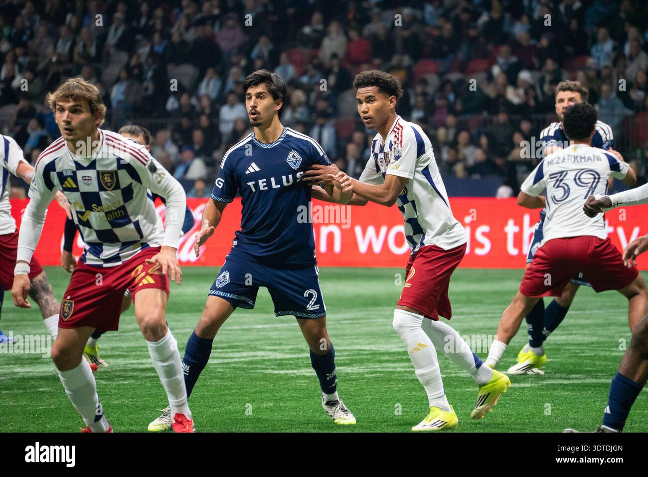 Laborda Mathias Laborda (2 Vancouver Whitecaps FC) and Zavier Gozo (72 Real ...