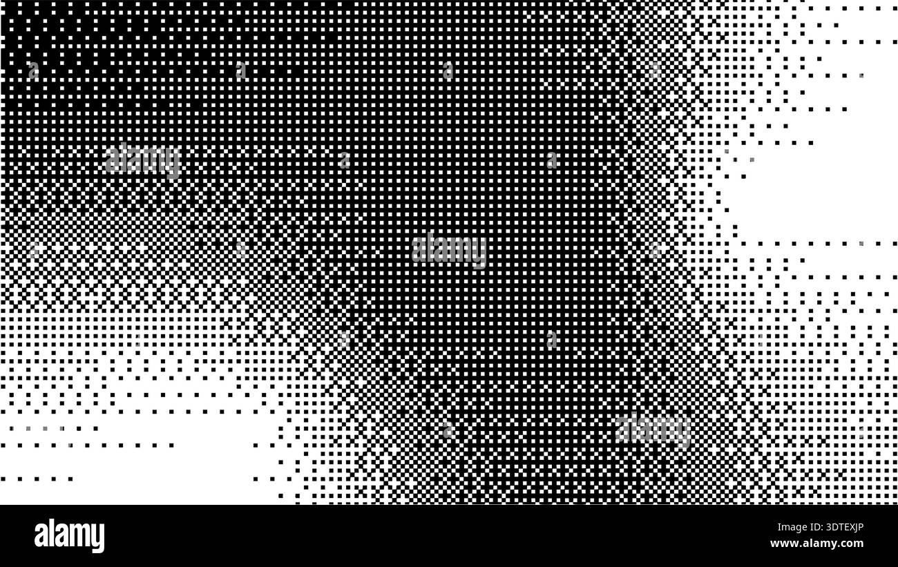 Bitmap effect Halftone Texture Gradient Pixel Dot. For web design app ...