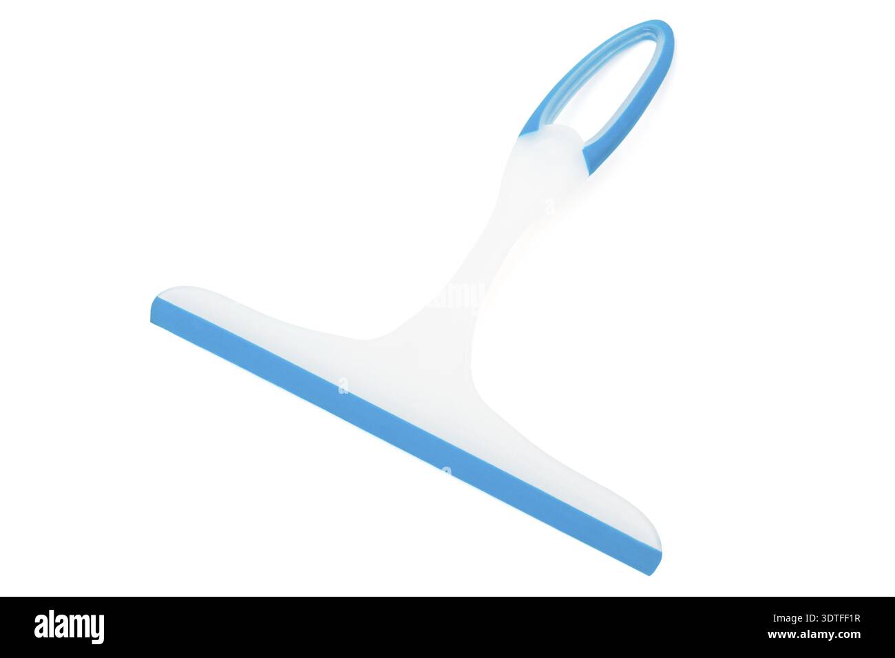Scraper for cleaning windows on a white background Stock Photo