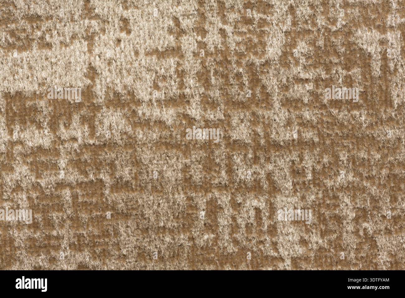Unique textile background in light brown tone. Stock Photo