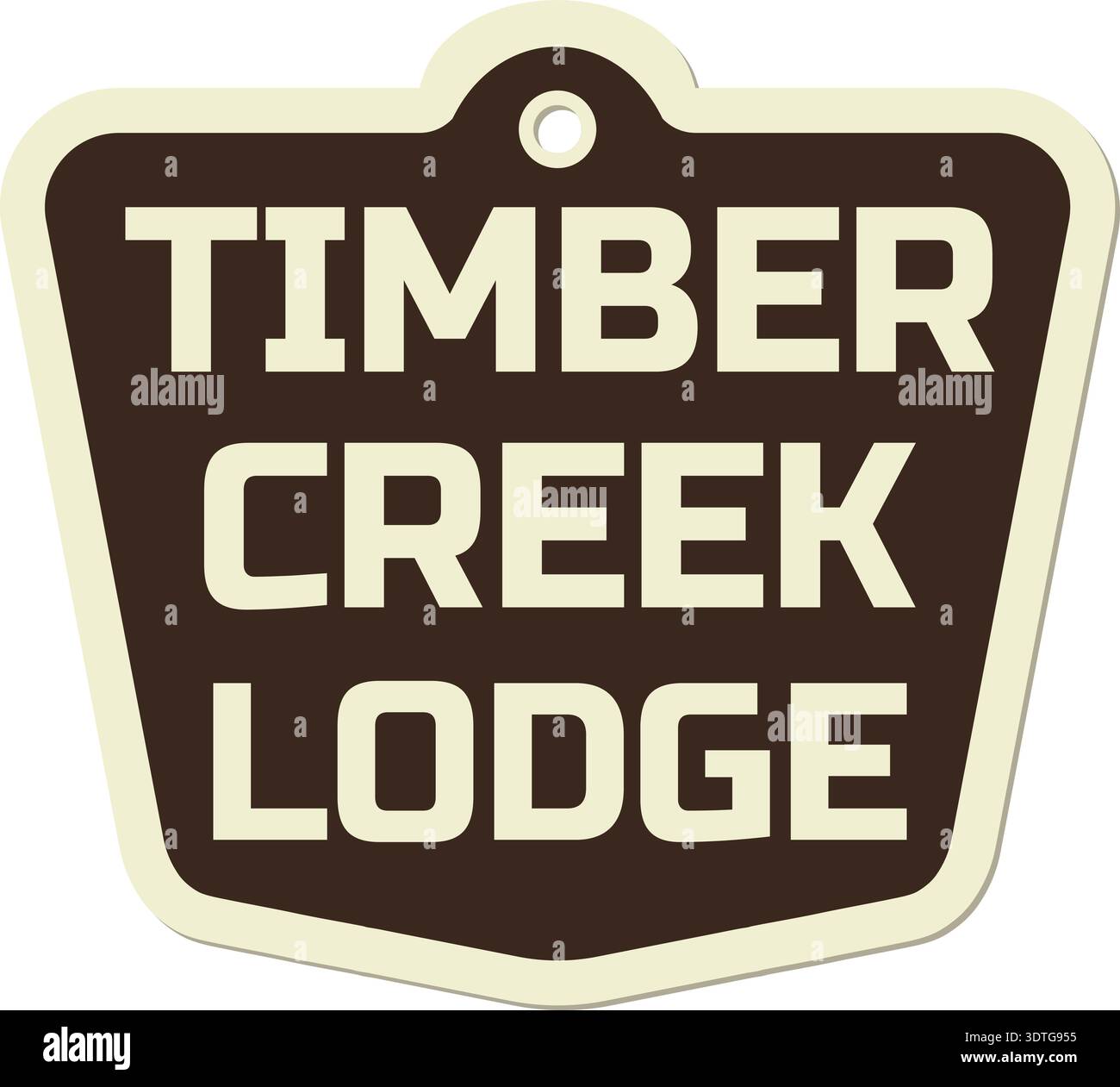 Lodge Lettering Hospitality lodge Stock Vector Images - Alamy