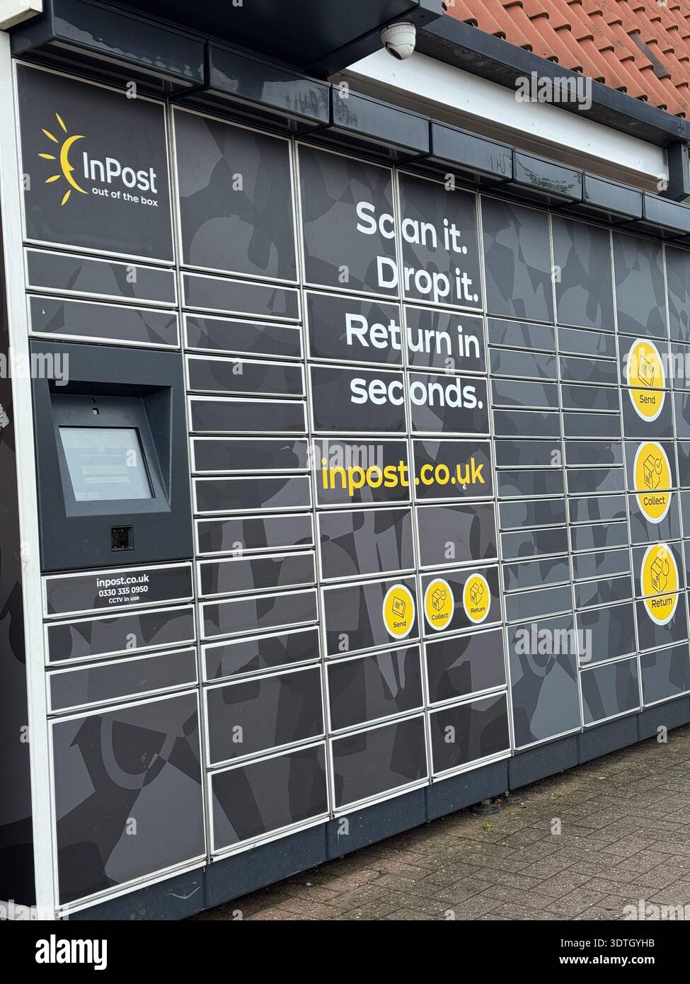 Angling Direct Inpost Locker Kesgrave, Suffolk - 22 February 2026 : Inpost lockers on the Tesco site ...