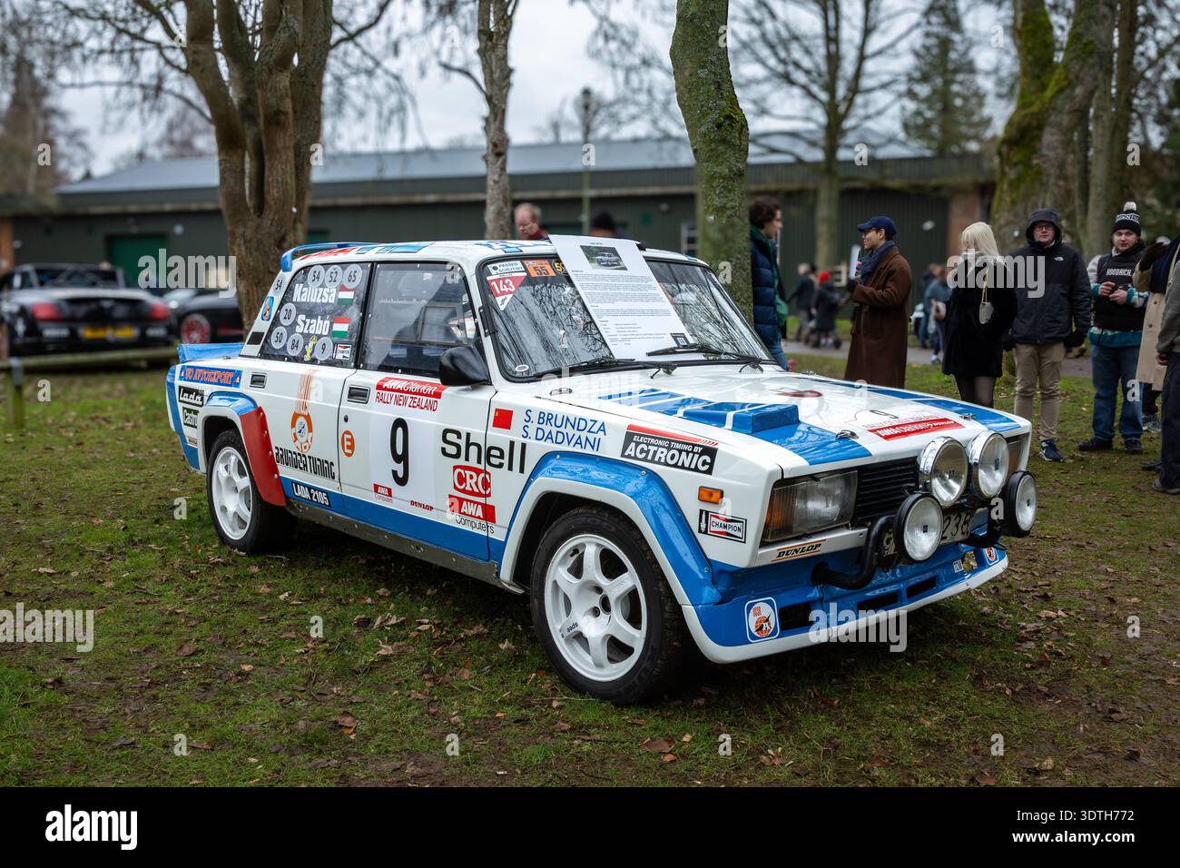 1985 Lada 2105 VFTS rally car, on display at the Bicester Motion ...