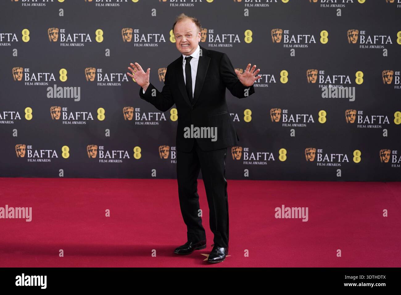 Toby Jones Poses For Photographers Upon Arrival At The 79th British Toby Jones Poses For Photographers Upon Arrival At The 79th British Academy Film Awards Baftas In London Sunday Feb 22 2026 Ap Photoalberto Pezzali 3DTHDTX 