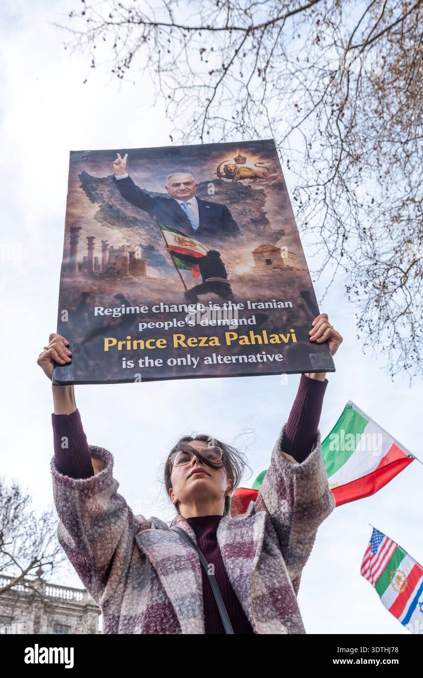 Whitehall, Westminster, London, UK. 22nd Feb, 2026. Protesters have ...