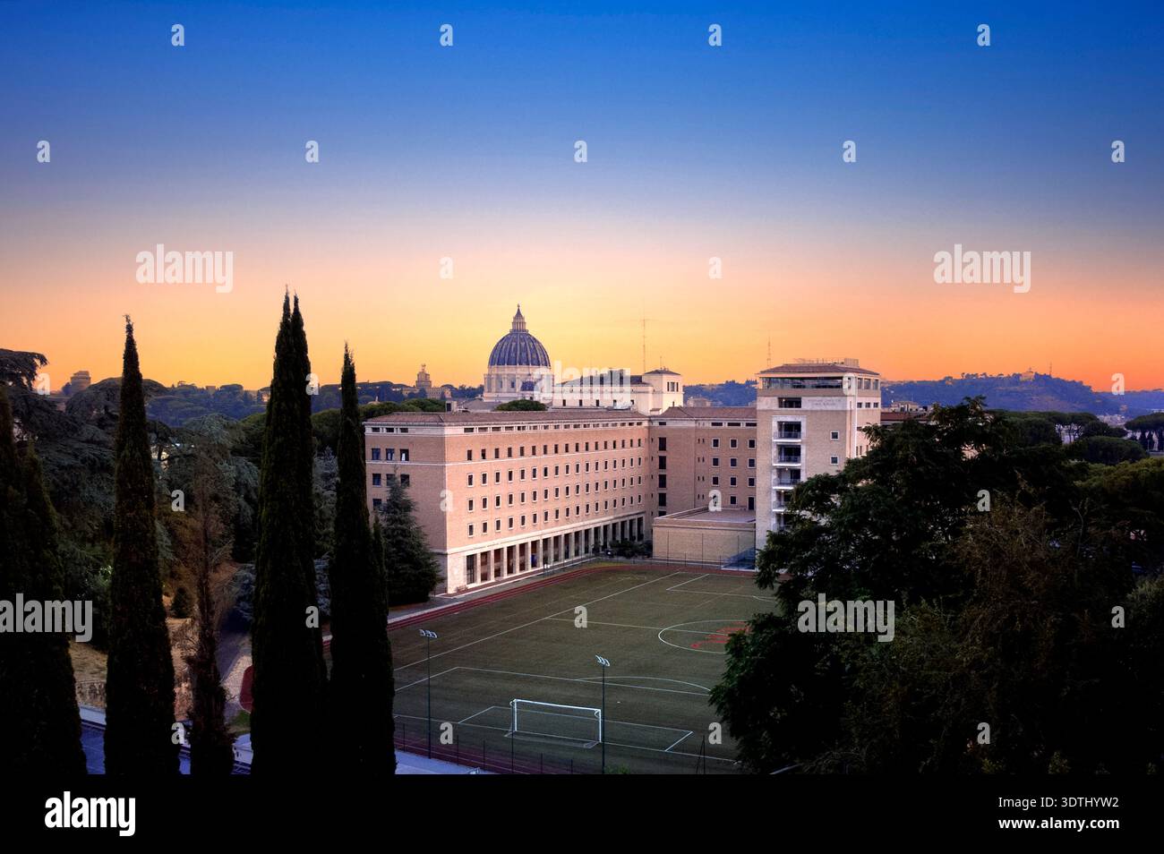 ROME, ITALY - FEBRUARY 22 :View of the North American College in Rome ...