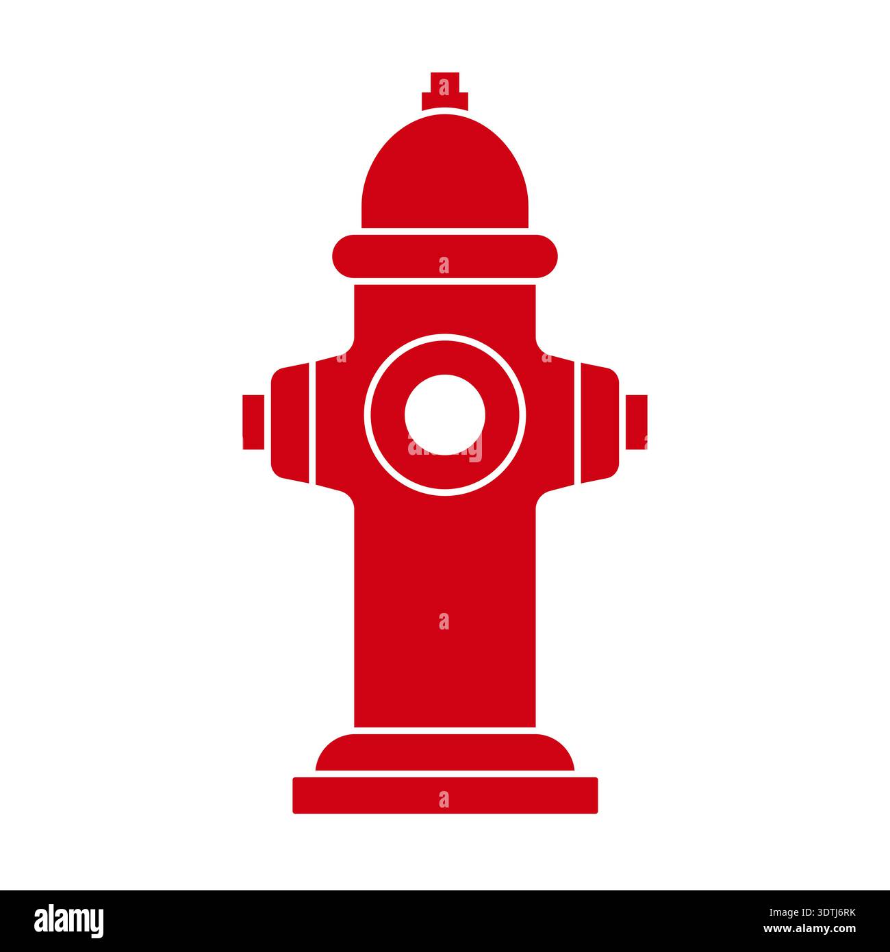 Fire Hydrant Icon Symbol. Vector Illustration. Stock Vector