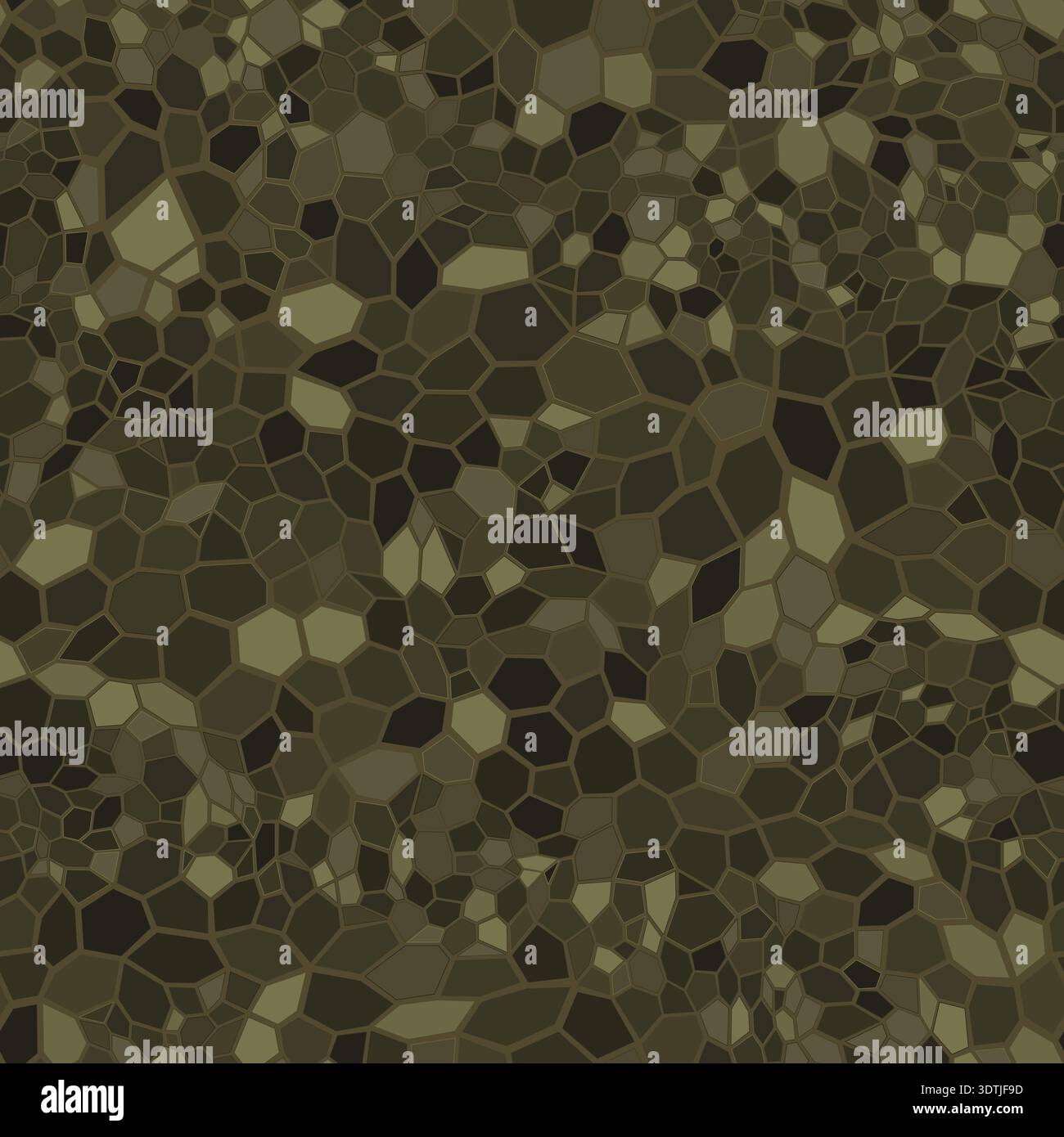 Seamless vector pattern geometric composition of colored mosaic background. Stock Vector