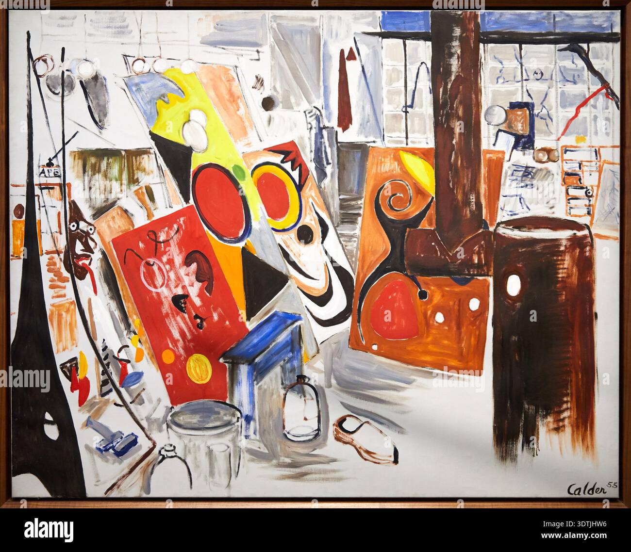 Mon atelier, 1955, Alexander Calder (1898-1976), Picasso Museum, Paris, France, Europe Stock Photo