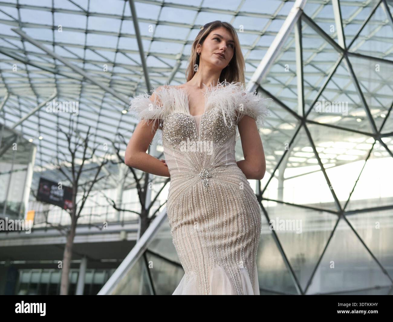 Dresses worn by hi-res stock photography and images - Page 6 - Alamy